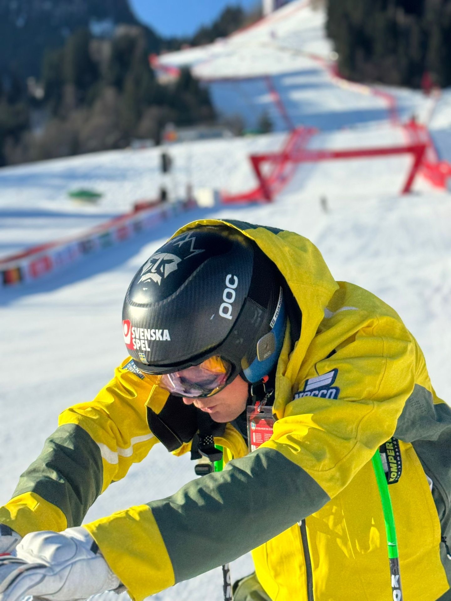 Felix Monsén in start gate